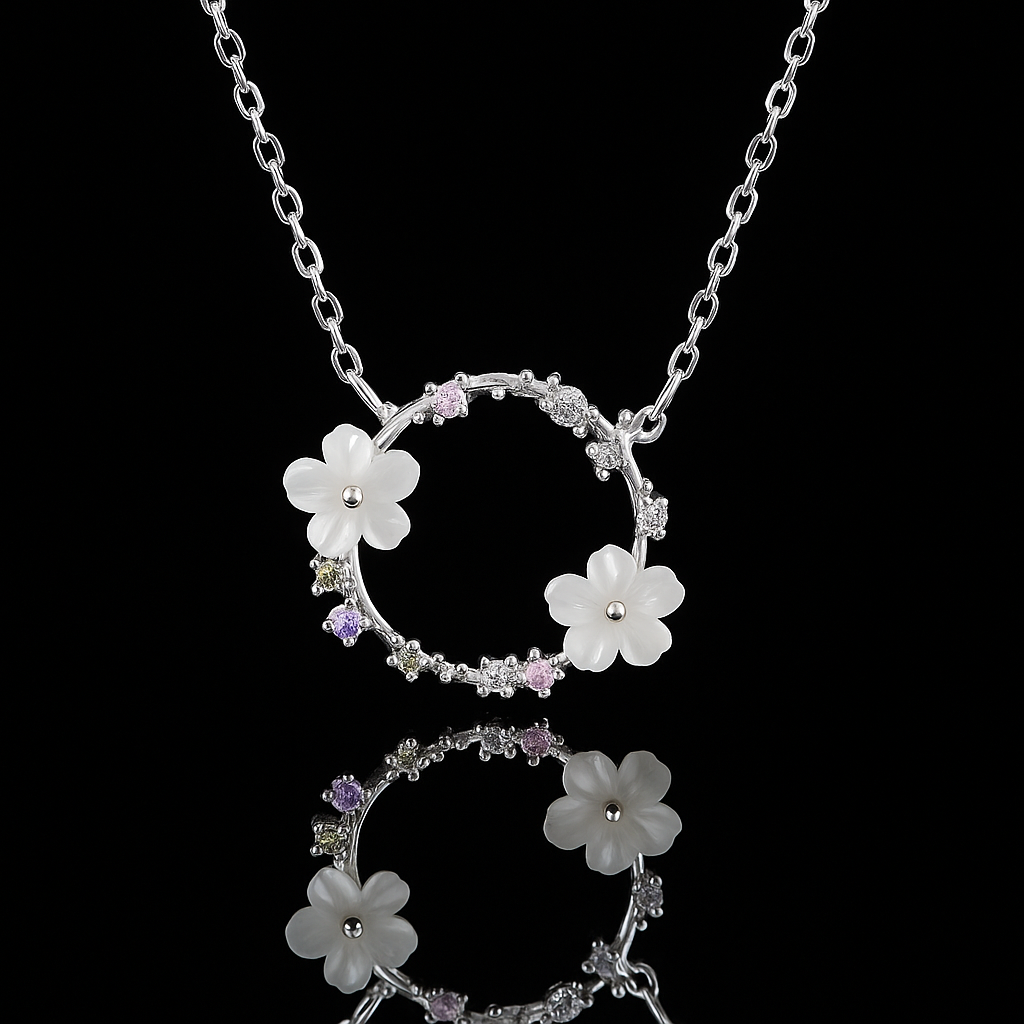 Blossom Necklace – Silver Edition