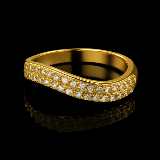 Snake Glow Ring Gold